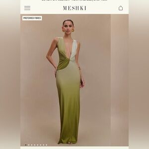 Meshki NWT ombré Evening Gown